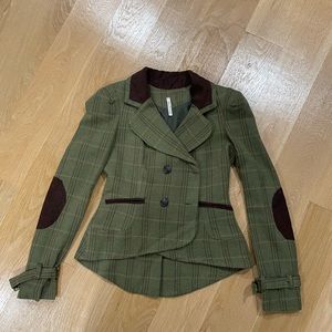 Fall Favorite Western Plaid Blazer